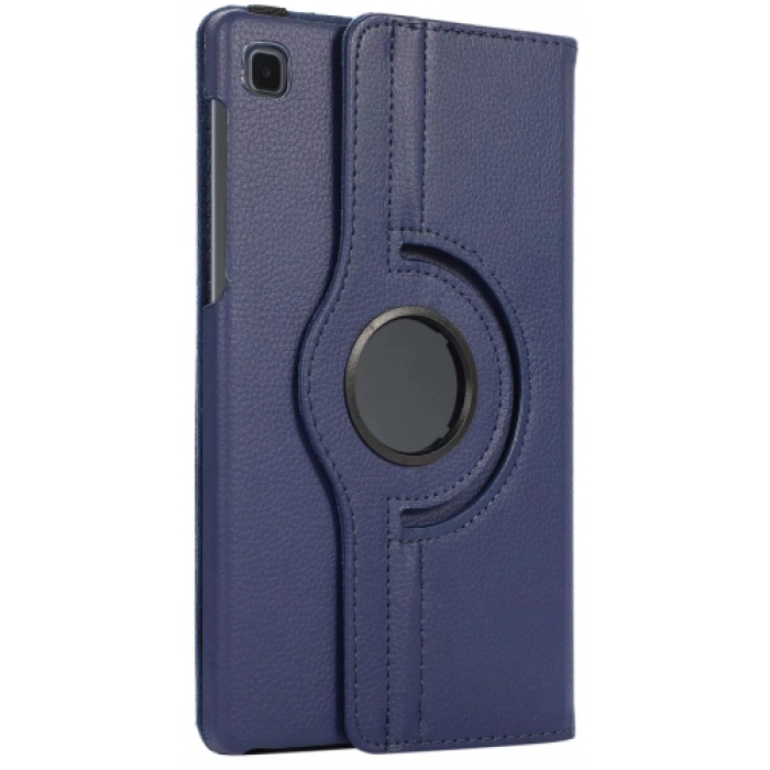 Samsung Galaxy Tab A7 Lite T225 Tablet Kılıfı 360 Derece Dönebilen Standlı Kapak - Lacivert