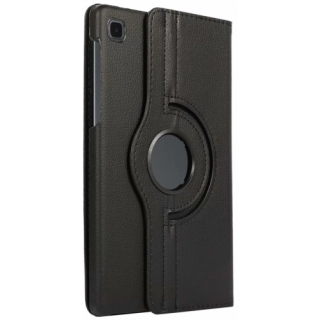 Samsung Galaxy Tab A7 Lite T225 Tablet Kılıfı 360 Derece Dönebilen Standlı Kapak - Siyah