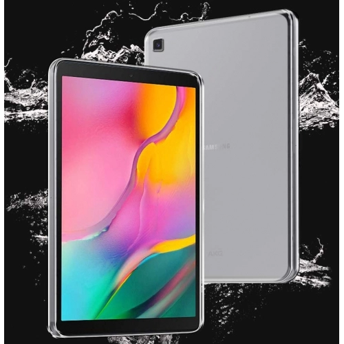 Samsung Galaxy Tab A7 T500 İnce Şeffaf Tablet Süper Silikon - Şeffaf