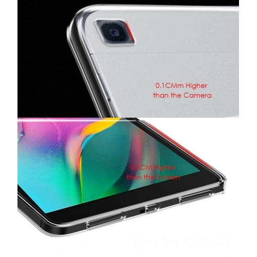 Samsung Galaxy Tab A7 T500 İnce Şeffaf Tablet Süper Silikon - Şeffaf