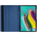 Samsung Galaxy Tab A7 T500 Tablet Kılıfı 360 Derece Dönebilen Standlı Kapak - Lacivert