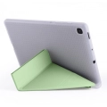 Samsung Galaxy Tab A7 T500 Tablet Kılıfı Standlı Tri Folding Kalemlikli Silikon Smart Cover - Yeşil
