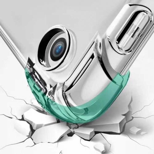 Samsung Galaxy Tab A8 10.5 SM-X200 Kılıf Şeffaf Kenarları Airbag Anti-Shock Kılıf