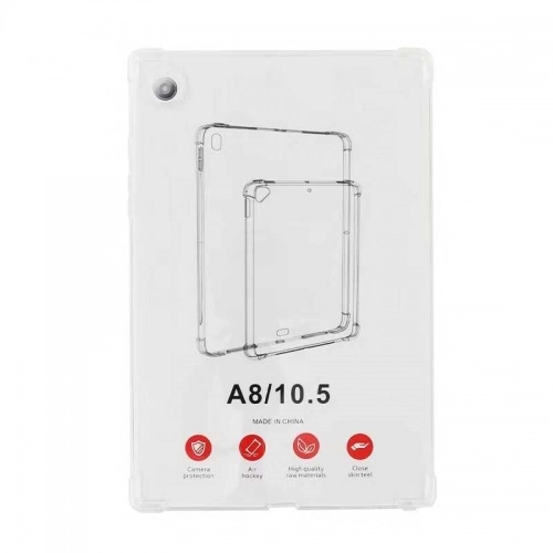 Samsung Galaxy Tab A8 10.5 SM-X200 Kılıf Şeffaf Kenarları Airbag Anti-Shock Kılıf