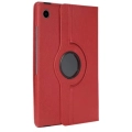 Samsung Galaxy Tab A8 10.5 SM-X200 Tablet Kılıfı 360 Derece Dönebilen Standlı Kapak - Kırmızı