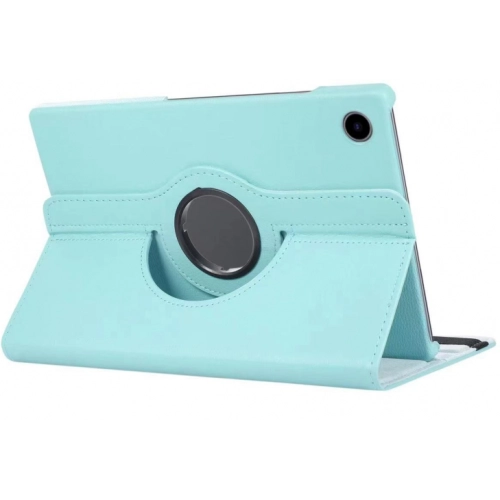 Samsung Galaxy Tab A8 10.5 SM-X200 Tablet Kılıfı 360 Derece Dönebilen Standlı Kapak - Mavi
