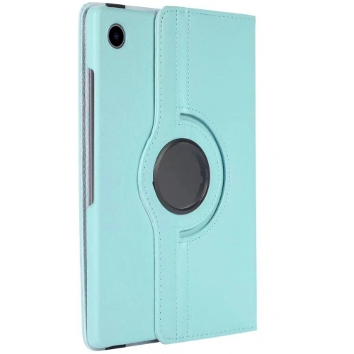 Samsung Galaxy Tab A8 10.5 SM-X200 Tablet Kılıfı 360 Derece Dönebilen Standlı Kapak - Mavi