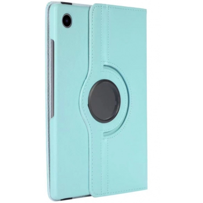 Samsung Galaxy Tab A8 10.5 SM-X200 Tablet Kılıfı 360 Derece Dönebilen Standlı Kapak - Mavi