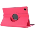 Samsung Galaxy Tab A8 10.5 SM-X200 Tablet Kılıfı 360 Derece Dönebilen Standlı Kapak - Pembe