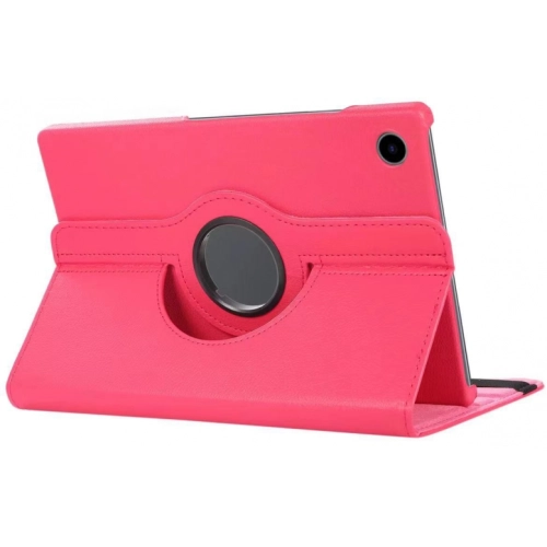 Samsung Galaxy Tab A8 10.5 SM-X200 Tablet Kılıfı 360 Derece Dönebilen Standlı Kapak - Pembe