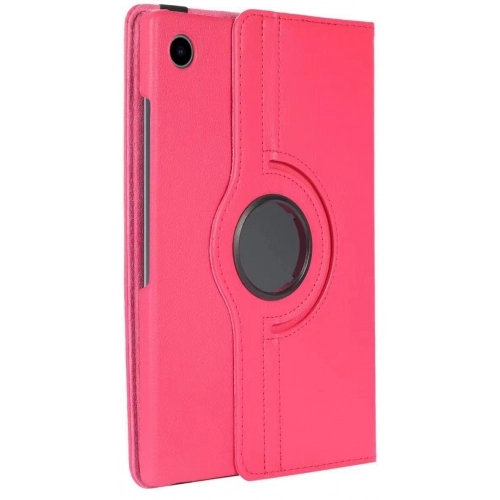 Samsung Galaxy Tab A8 10.5 SM-X200 Tablet Kılıfı 360 Derece Dönebilen Standlı Kapak - Pembe
