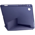 Samsung Galaxy Tab A8 10.5 SM-X200 Tablet Kılıfı Standlı Tri Folding Kalemlikli Silikon Smart Cover - Lacivert