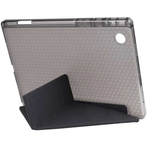 Samsung Galaxy Tab A8 10.5 SM-X200 Tablet Kılıfı Standlı Tri Folding Kalemlikli Silikon Smart Cover - Siyah