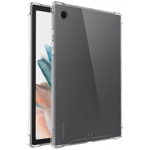 Samsung Galaxy Tab A9 Plus Kılıf Şeffaf Kenarları Airbag Anti-Shock Kapak - Şeffaf
