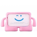Samsung Galaxy Tab A9 Plus Kılıf Standlı Çocuklar İçin Renkli Koruyucu iBuy Tablet Kapak - Pembe