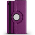 Samsung Galaxy Tab A9 Plus Tablet Kılıfı 360 Derece Dönebilen Standlı Kapak - Mor