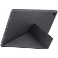Samsung Galaxy Tab A9 Plus Tablet Kılıfı Standlı Tri Folding Kalemlikli Silikon Smart Cover - Gri