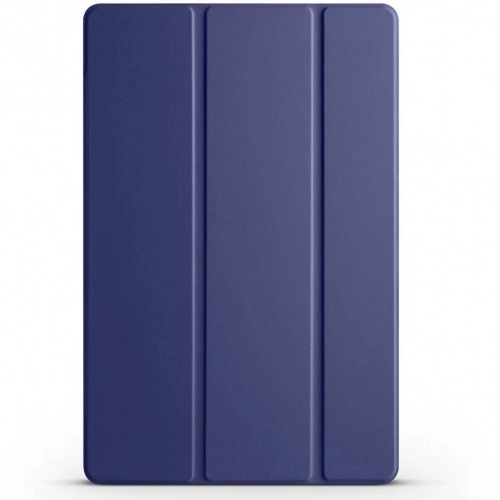 Samsung Galaxy Tab A9 Tablet Kılıfı Akıllı Uyku Modlu Standlı Şeffaf Smart Cover Kapak - Lacivert