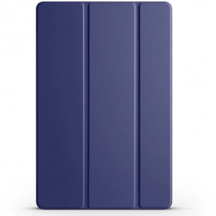 Samsung Galaxy Tab A9 Tablet Kılıfı Akıllı Uyku Modlu Standlı Şeffaf Smart Cover Kapak - Lacivert