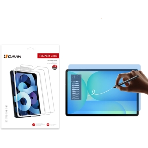 Samsung Galaxy Tab S10 FE Plus Ekran Koruyucu Parmak İzi Bırakmayan Çizim İçin Kağıt Hissi Paper-Like Serisi - Şeffaf