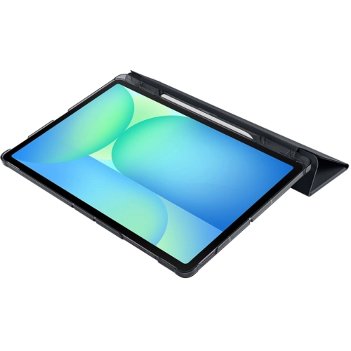 Samsung Galaxy Tab S10 FE Plus Tablet Kılıfı Flip Smart Standlı Akıllı Kapak Smart Cover - Gri
