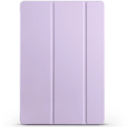 Samsung Galaxy Tab S10 FE Plus Tablet Kılıfı Flip Smart Standlı Akıllı Kapak Smart Cover - Lila