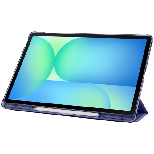 Samsung Galaxy Tab S10 FE Plus Tablet Kılıfı Flip Smart Standlı Akıllı Kapak Smart Cover - Siyah