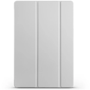 Samsung Galaxy Tab S10 FE Plus Tablet Kılıfı Flip Smart Standlı Kalem Bölmeli Akıllı Kapak Smart Cover - Gri