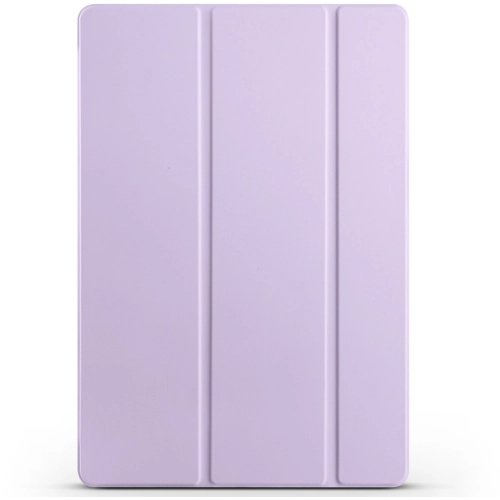 Samsung Galaxy Tab S10 FE Plus Tablet Kılıfı Flip Smart Standlı Kalem Bölmeli Akıllı Kapak Smart Cover - Lila