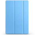 Samsung Galaxy Tab S10 FE Plus Tablet Kılıfı Flip Smart Standlı Kalem Bölmeli Akıllı Kapak Smart Cover - Mavi