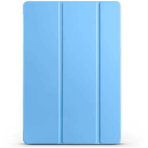 Samsung Galaxy Tab S10 FE Plus Tablet Kılıfı Flip Smart Standlı Kalem Bölmeli Akıllı Kapak Smart Cover - Mavi