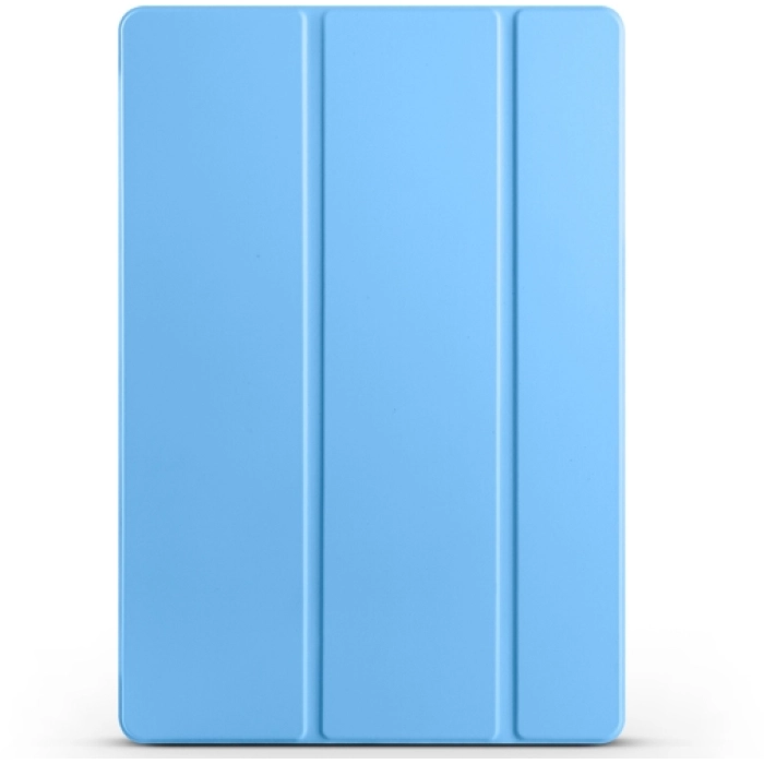Samsung Galaxy Tab S10 FE Plus Tablet Kılıfı Flip Smart Standlı Kalem Bölmeli Akıllı Kapak Smart Cover - Mavi