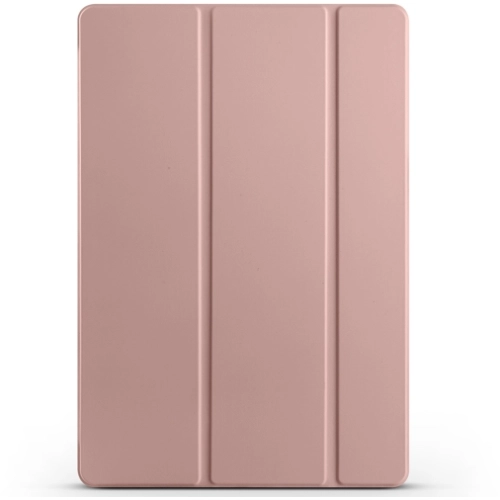 Samsung Galaxy Tab S10 FE Plus Tablet Kılıfı Flip Smart Standlı Kalem Bölmeli Akıllı Kapak Smart Cover - Rose Gold