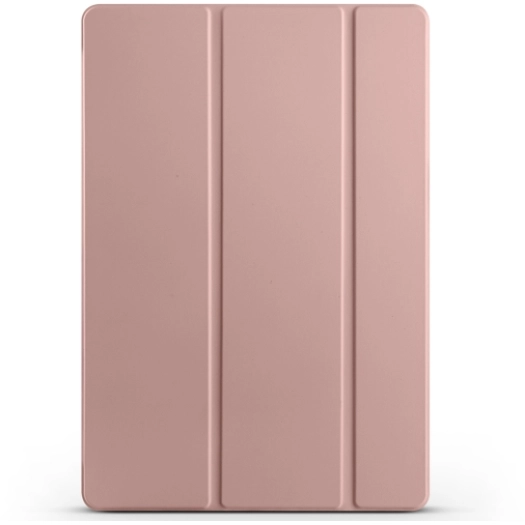 Samsung Galaxy Tab S10 FE Plus Tablet Kılıfı Flip Smart Standlı Kalem Bölmeli Akıllı Kapak Smart Cover - Rose Gold