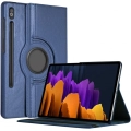 Samsung Galaxy Tab S10 FE Tablet Kılıfı 360 Derece Dönebilen Standlı Kapak - Lacivert
