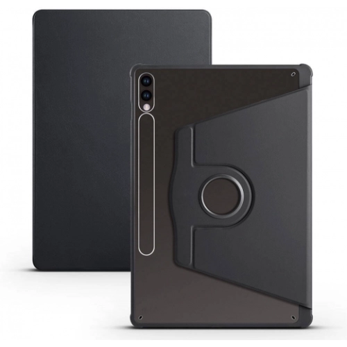 Samsung Galaxy Tab S10 Plus Tablet Kılıfı Termik Kalem Bölmeli Dönebilen Standlı Kapak - Yeşil