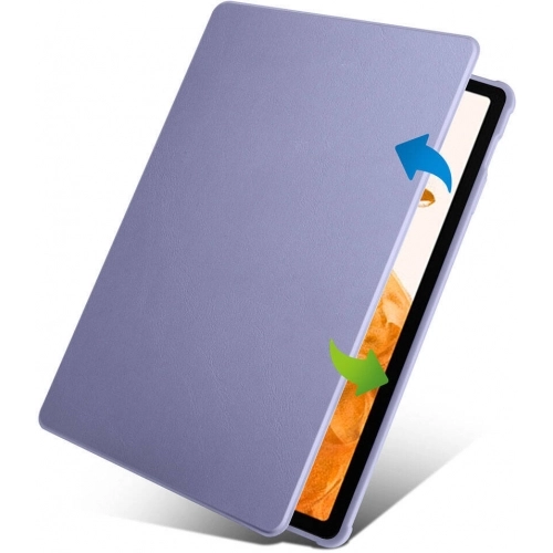 Samsung Galaxy Tab S10 Plus Tablet Kılıfı Termik Kalem Bölmeli Dönebilen Standlı Kapak - Yeşil