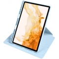 Samsung Galaxy Tab S10 Plus Tablet Kılıfı Termik Kalem Bölmeli Dönebilen Standlı Kapak - Yeşil