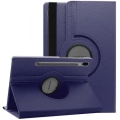 Samsung Galaxy Tab S7 FE T737 Tablet Kılıfı 360 Derece Dönebilen Standlı Kapak - Lacivert