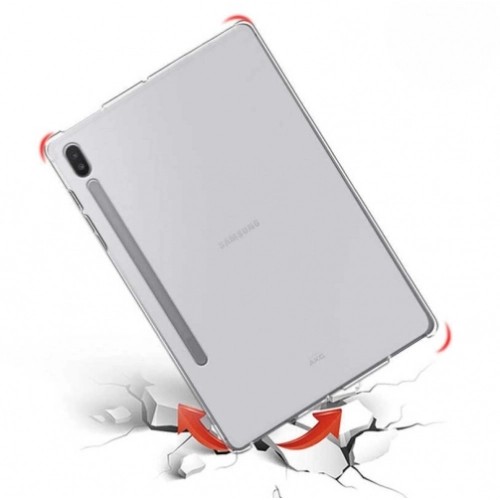 Samsung Galaxy Tab S7 Plus T970 İnce Şeffaf Tablet Süper Silikon - Şeffaf