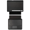 Samsung Galaxy Tab S7 Plus T970 Klavyeli Kılıf Zore Border Keyboard Bluetooh Bağlantılı Standlı Tablet Kılıfı - Siyah