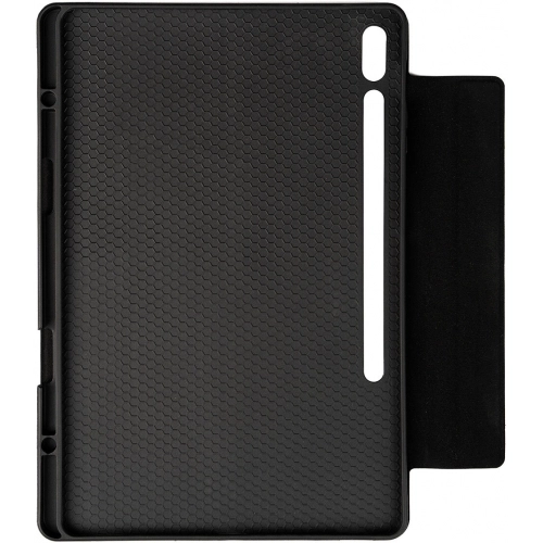 Samsung Galaxy Tab S8 Plus X800 Klavyeli Kılıf Zore Border Keyboard Bluetooh Bağlantılı Standlı Tablet Kılıfı - Siyah