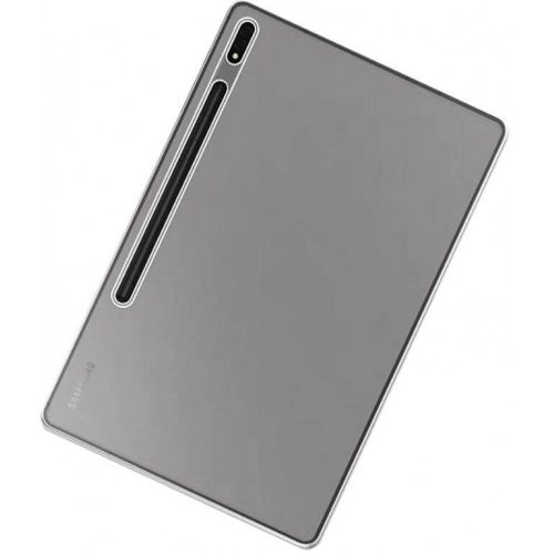 Samsung Galaxy Tab S8 Ultra X900 Kılıf Şeffaf Kenarları Airbag Anti-Shock Kapak - Şeffaf