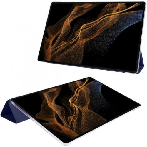 Samsung Galaxy Tab S9 FE Plus(+) Tablet Kılıfı Flip Smart Standlı Akıllı Kapak Smart Cover - Lacivert