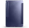 Samsung Galaxy Tab S9 FE Plus(+) Tablet Kılıfı Flip Smart Standlı Akıllı Kapak Smart Cover - Mavi