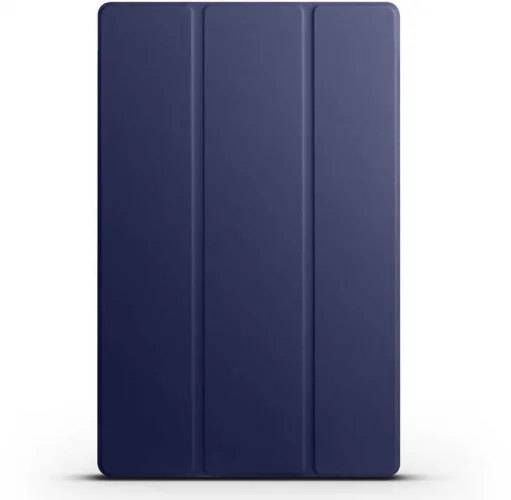 Samsung Galaxy Tab S9 FE Plus(+) Tablet Kılıfı Flip Smart Standlı Akıllı Kapak Smart Cover - Mavi