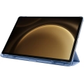 Samsung Galaxy Tab S9 FE Plus(+) Tablet Kılıfı Flip Smart Standlı Kalem Bölmeli Akıllı Kapak Smart Cover - Lila