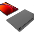 Samsung Galaxy Tab S9 Kılıf Şeffaf Kenarları Airbag Anti-Shock Kapak - Şeffaf