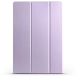 Samsung Galaxy Tab S9 Plus (+) Tablet Kılıfı Flip Smart Standlı Kalem Bölmeli Akıllı Kapak Smart Cover - Lila