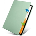 Samsung Galaxy Tab S9 Plus (+) Tablet Kılıfı Termik Kalem Bölmeli Dönebilen Standlı Kapak - Koyu Yeşil